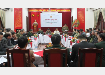 Gặp mặt, giao lưu cựu chiến binh tiêu biểu năm 2014 của Bộ VHTTDL