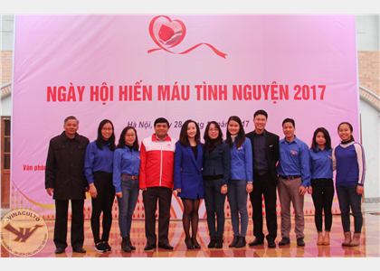 Đoàn cơ sở BQL tham gia Ngày hội hiến máu tình nguyện năm 2017