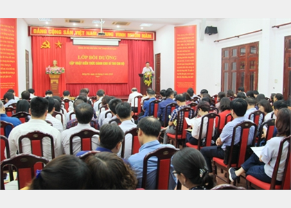  Đảng ủy Bộ VHTTDL tổ chức Lớp bồi dưỡng kiến thức dành cho Bí thư Chi bộ