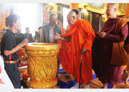 Công tác chuẩn bị trước Lễ Khánh thành quần thể chùa Khơ me tại “Làng”