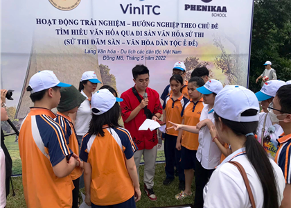 Hoạt động trải nghiệm, hướng nghiệp của các em học sinh tại 