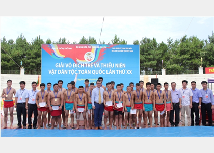 Bế mạc Giải Vô địch Trẻ và Thiếu niên Vật dân tộc toàn quốc lần thứ XX năm 2018