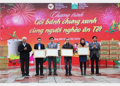 Bế mạc chương trình “Gói bánh chưng xanh cùng người nghèo ăn Tết”