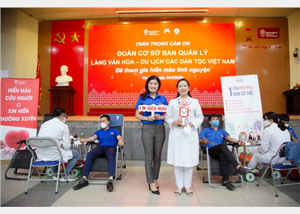 Đoàn cơ sở Ban Quản lý tham gia tình nguyện hiến máu giữa đại dịch Covid-19