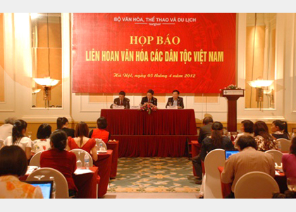 Họp báo tổ chức Liên hoan Văn hóa các dân tộc Việt Nam