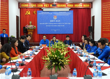 Diễn đàn Thanh niên với “Đại đoàn kết các dân tộc - Di sản Văn hóa Việt Nam”