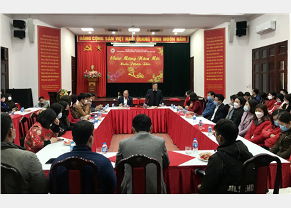 Ban Quản lý gặp mặt, chúc tết cán bộ công chức, viên chức, người lao động Xuân Nhâm Dần 2022