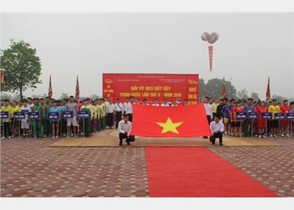 Khai mạc Giải Vô địch Đẩy gậy toàn quốc lần thứ X - Năm 2016