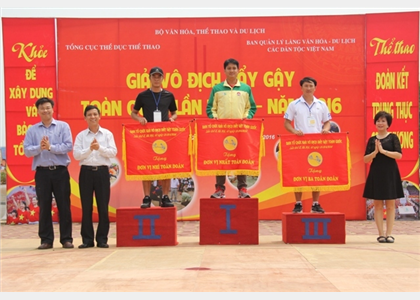  Bế mạc Giải Vô địch Đẩy gậy toàn quốc lần thứ X - Năm 2016
