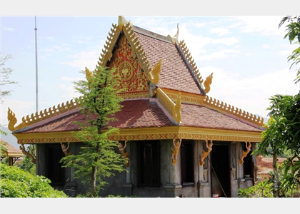 Xây dựng Am thờ trong khu chùa Khmer tại “Làng”