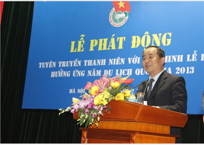 Đoàn Thanh niên Bộ VHTT&DL tổ chức Lễ Phát động tuyên truyền thanh niên với văn minh lễ hội hưởng ứng năm du lịch Quốc gia 2013
