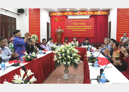 Hội nghị gặp mặt nghệ nhân có nhiều đóng góp trong công tác bảo tồn văn hóa