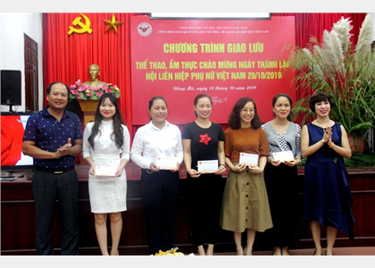 Công đoàn BQL: Hội thi thể thao, ẩm thực chào mừng ngày phụ nữ Việt Nam 20/10