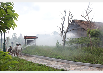 Tổ chức diễn tập phòng cháy chữa cháy 