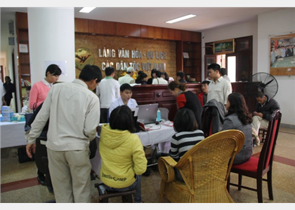 Ban Quản lý Làng Văn hóa - Du lịch các dân tộc Việt Nam: tổ chức khám sức khỏe định kỳ năm 2015