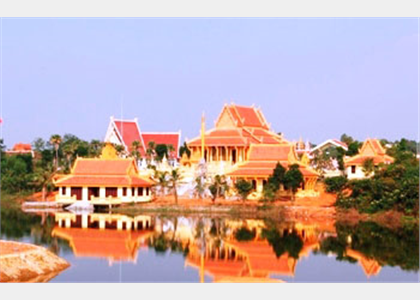 Khu chùa Khmer đang từng bước hoàn thiện