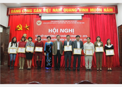 Hội nghị tổng kết hoạt động Công đoàn giai đoạn 2012 - 2015