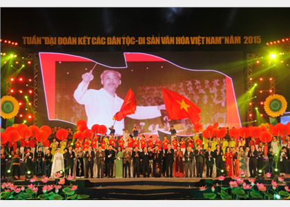 Chương trình nghệ thuật khai mạc Tuần “ĐĐK các dân tộc - DSVHVN” 2015