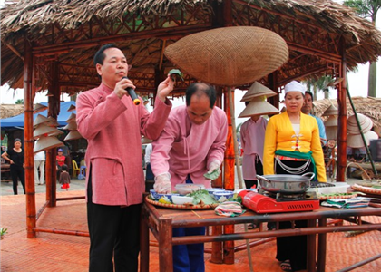 Nét đặc sắc tinh hoa ẩm thực các dân tộc tại “Làng”