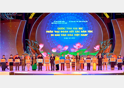 Khai mạc Tuần “Đại đoàn kết các dân tộc - Di sản Văn hóa Việt Nam” năm 2019: Âm vang đất Việt