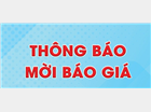 Thông báo mời cung cấp báo giá