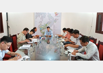 Thứ trưởng Lê Quang Tùng làm việc với Ban Quản lý