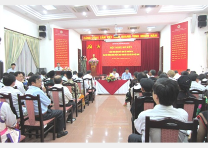 Hội nghị sơ kết 3 năm thực hiện Ngày Văn hóa các dân tộc Việt Nam 
