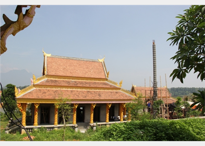 Sa la trong quần thể chùa Khmer
