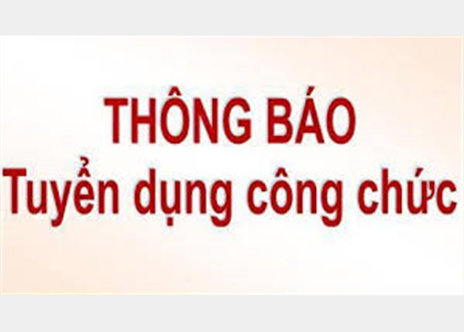 Thông báo Thi tuyển công chức năm 2019 của Bộ Văn hóa, Thể thao và Du lịch